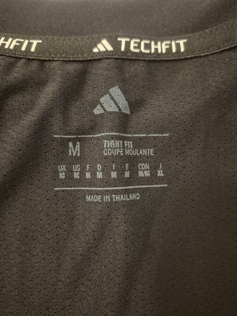 ADIDAS Techfit Compression Top Black Size M | Fits like ExtraSmall - Picture 3 of 6